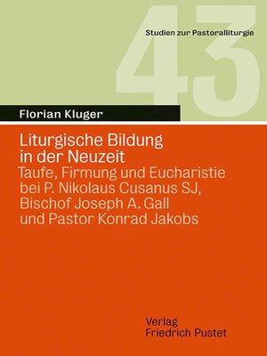 cover image of Liturgische Bildung in der Neuzeit